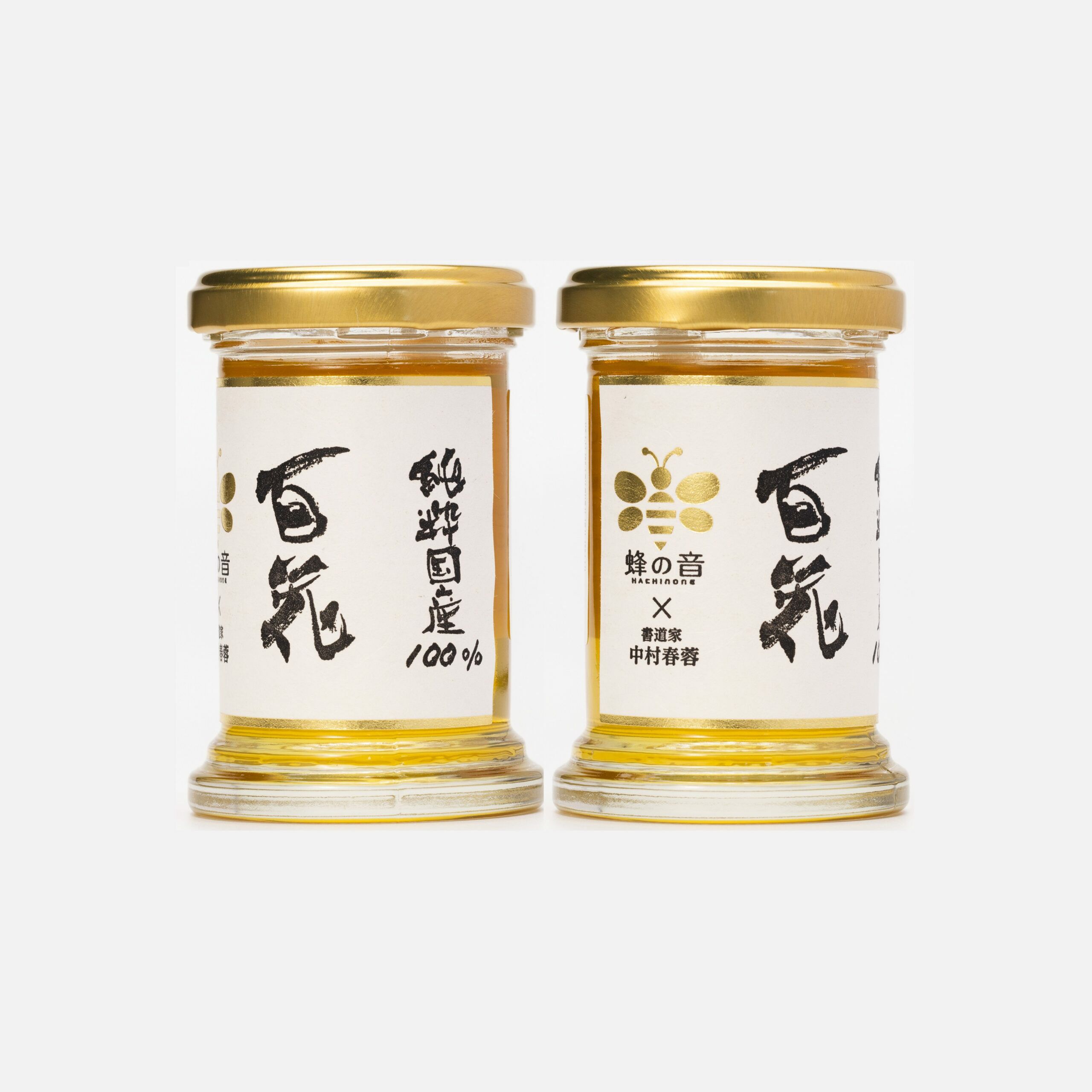 四季折々に咲く様々な花から採蜜し厳選した「国産百花はちみつ」の商品画像。時期や採蜜場所で風味が異なる、四季の恵みを感じるはちみつ。