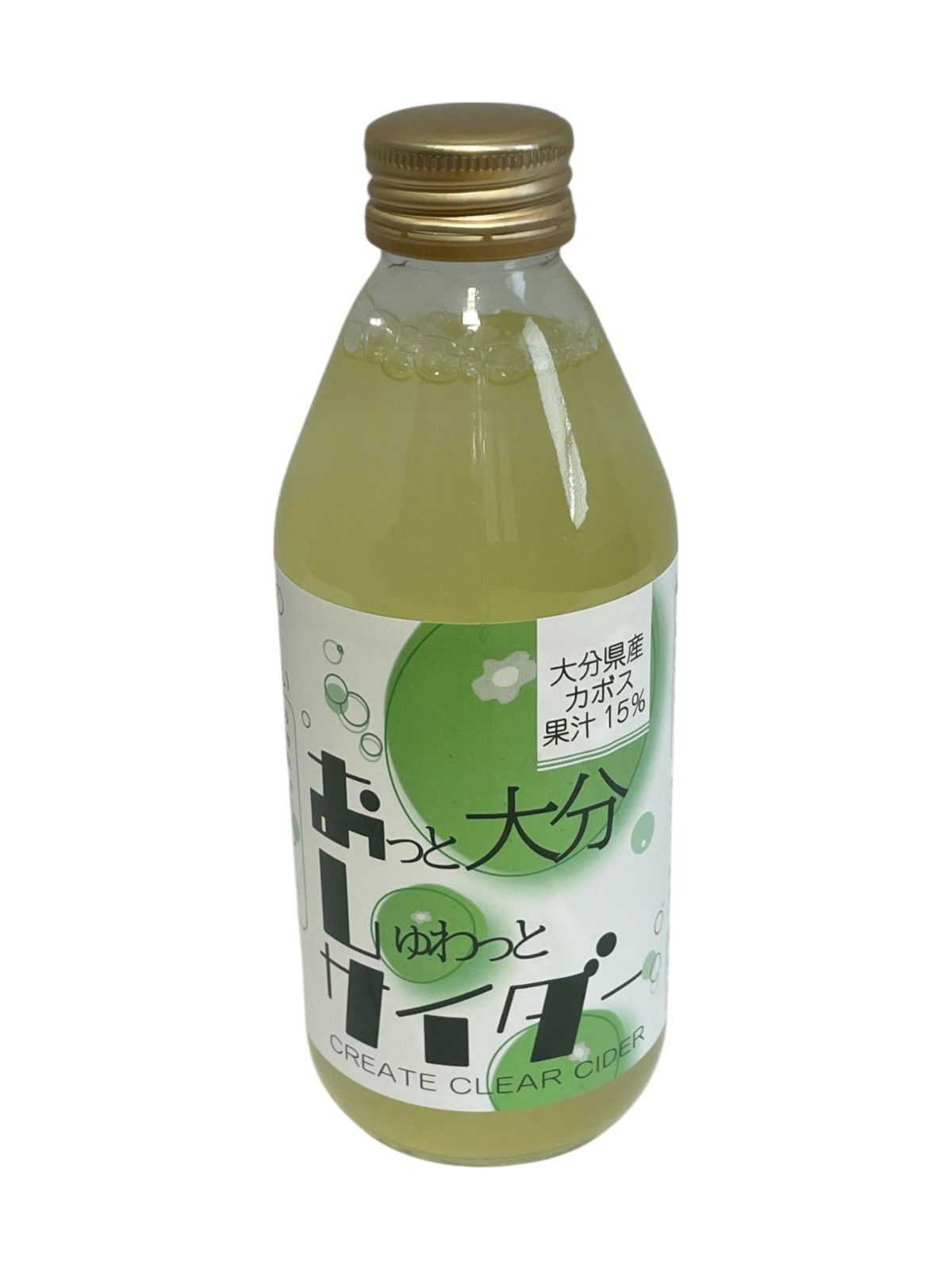 大分特産のかぼす果汁を使用した「おっと大分しゅわっとサイダー」12本入りの箱画像。大分のご当地サイダーを産地直送でお取り寄せ、通販で購入。