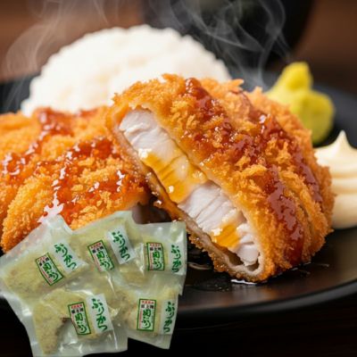 大分県産のブランド魚「関ぶり」を使用した「ぶりかつ」10枚入りセットの画像。揚げるだけでメインのおかずになる大分のグルメを通販でお取り寄せ。